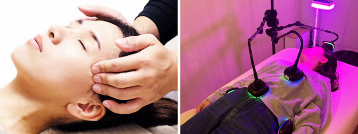 神経整体式 フルリセット美容整体（小顔矯正、ディメンションプロ）の施術イメージ